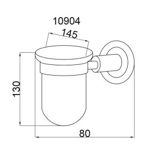 Стакан Boheme Murano золото 10904-G